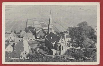 Catrijp - Panorama en de R.K. Kerk - 1950 (pst.st. Groet) beschikbaar voor biedingen