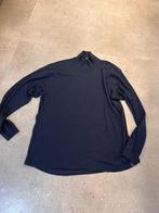 Dilling shirt met hoge kraag van merinowol maat 40, Maat 38/40 (M), Blauw, Ophalen of Verzenden, Zo goed als nieuw