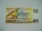 1272. Singapore, 20 dollars 1979 Yellow-breasted Sunbird., Postzegels en Munten, Bankbiljetten | Azië, Los biljet, Zuidoost-Azië