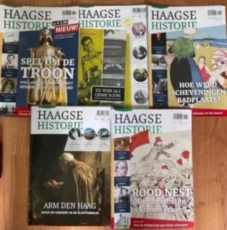 Magazine Haagse historie, 14 nummers, Boeken, Geschiedenis | Vaderland, Zo goed als nieuw, 20e eeuw of later, Verzenden