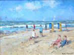 A.C.van NOORT - 1914-2003  STRANDGEZICHT., Antiek en Kunst, Ophalen of Verzenden