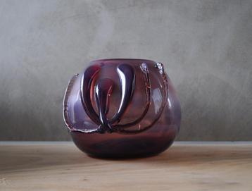 Vintage Artistiek Vaasje Krakow Glass Michal Jakubas 13 cm beschikbaar voor biedingen