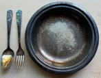 Vintage verzilverd kinderserviesje, Antiek en Kunst, Antiek | Servies los, Ophalen of Verzenden