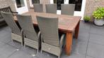 6 tuinstoelen Wicker, Tuin en Terras, Tuinstoelen, Ophalen, Zo goed als nieuw, Wicker, Verstelbaar