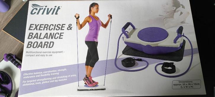 Sportset/Oefeningenset Crivit, met cd, met poster, Sport en Fitness, Overige Sport en Fitness, Zo goed als nieuw, Ophalen of Verzenden