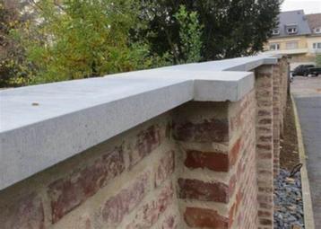 Muurafdekker afdekrand beton paalmutsen 2-zijdig, vlak, 1-zi beschikbaar voor biedingen
