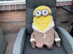 Zgan grote Minion knuffel suède en pluche 70cm, Overige typen, Ophalen of Verzenden, Zo goed als nieuw