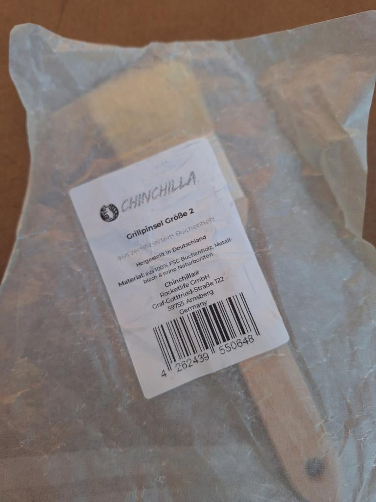 9 Chinchilla Grillpenseel - Nieuw in verpakking, Ophalen of Verzenden, Nieuw, Chinchilla