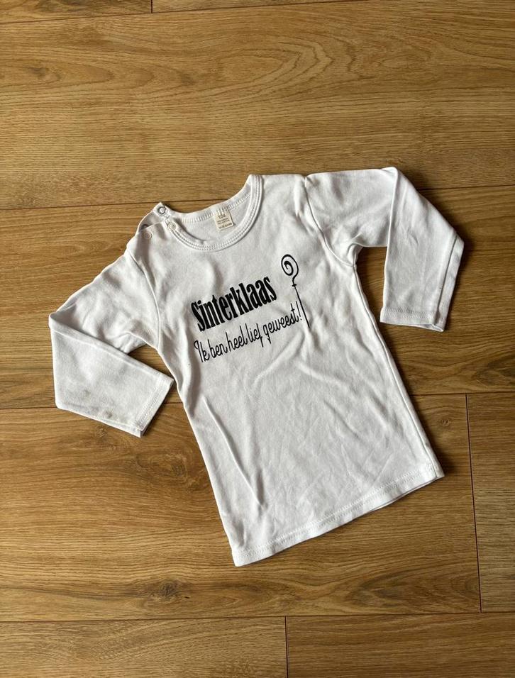 Sinterklaas shirt maat 104, Kinderen en Baby's, Kinderkleding | Maat 104, Zo goed als nieuw, Jongen of Meisje, Shirt of Longsleeve