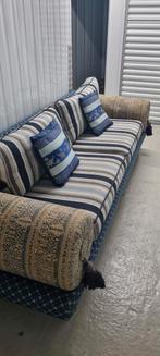 Bank Casablanca van Dutch Seating Company in blauwe tinten, Huis en Inrichting, Ophalen, Zo goed als nieuw