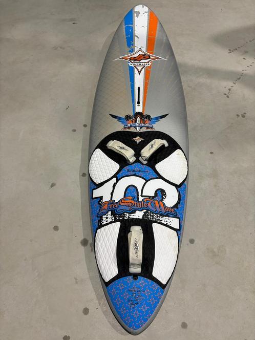 JP Freestyle Wave FWS - 102L | Keurige staat inclusief vin, Watersport en Boten, Windsurfen, Gebruikt, Plank, Minder dan 250 cm