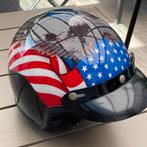 Unieke Amerikaanse helm, Motoren, Ophalen of Verzenden, Tweedehands, Integraalhelm, Overige merken