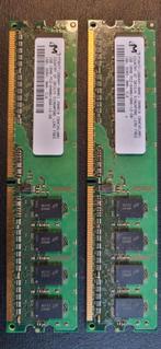 1 GB 1Rx8 PC2 6400 DDR2 (4x), Computers en Software, RAM geheugen, Desktop, Gebruikt, Ophalen of Verzenden, DDR2