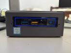 Snelle Mini PC Intel NUC 256GB M2 Win 11 Pro, 256 GB, 2 tot 3 Ghz, Met monitor, Intel NUC