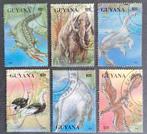 GUYANA - Prehistorische Fauna, Verzenden, Gestempeld, Zuid-Amerika