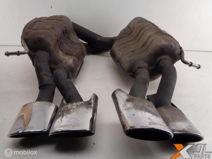 E-KLASSE W211 E63 AMG UITLAAT EINDDEMPERS  A2114909721, Auto-onderdelen, Uitlaatsystemen, Mercedes-Benz, Gebruikt, Ophalen of Verzenden