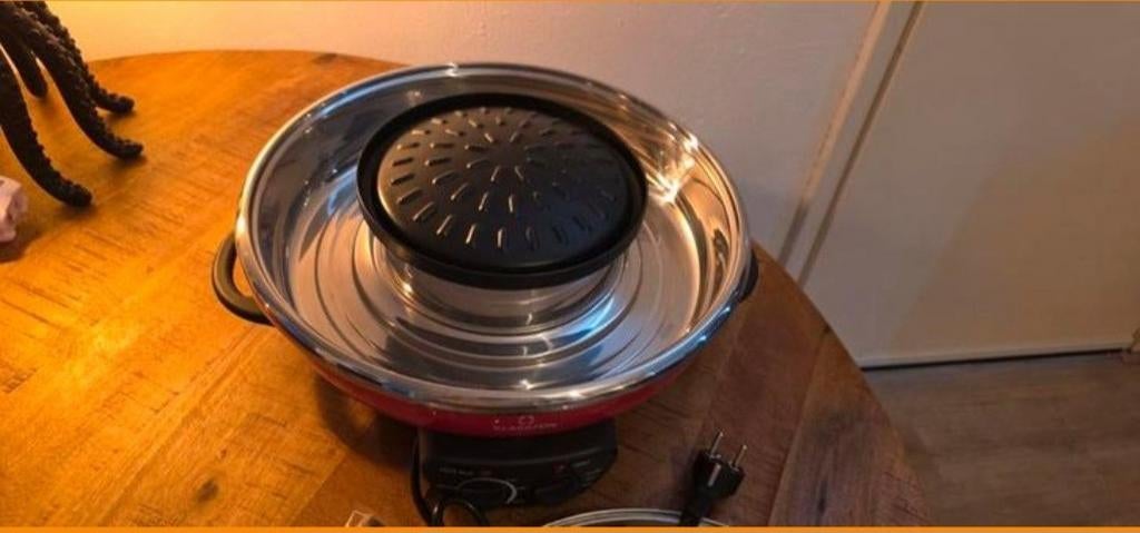 Klarstein tafel hotpot/grill. Nieuw!, Huis en Inrichting, Keuken | Potten en Pannen, Ophalen, Nieuw, Rvs, Overige typen