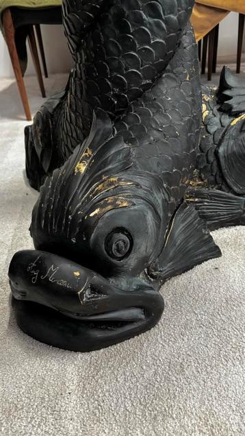 Vintage eettafel Koi Vissen onderstel beschikbaar voor biedingen