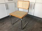 4x Vintage Cesca Breuer buisframe stoel beuken rotan webbing, Huis en Inrichting, Stoelen, Gebruikt, Vintage Bauhaus Japandi Scandinavisch