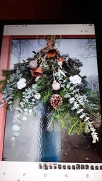 Mooie kerstdeco met vers groen, Huis en Inrichting, Ophalen of Verzenden, Nieuw