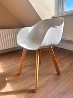 Design stoel – als nieuw, Huis en Inrichting, Stoelen, Ophalen, Zo goed als nieuw, Wit, Eén