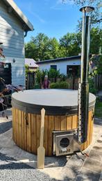 Hottub houtgestookt- sale - bezorgen - met filter en kachel, Tuin en Terras, Nieuw, Ophalen of Verzenden, Filter