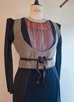 gilet riem gemaakt van dries van noten linnen en leer, Echt leder, Nieuw, Tailleriem, Ophalen of Verzenden