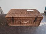 Ouderwetse rieten mand/kist, Overige materialen, Minder dan 50 cm, Gebruikt, 50 tot 100 cm