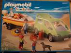 Playmobil family fun gezinswagen met boot 4144, Kinderen en Baby's, Speelgoed | Playmobil, Ophalen, Zo goed als nieuw