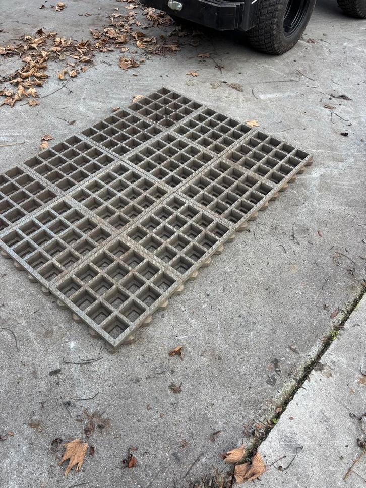 Grindmatten voor oprit/looppad - Zo goed als nieuw!, Tuin en Terras, Palen, Balken en Planken, Zo goed als nieuw, Overige typen