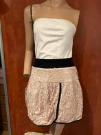 PINKO strapless jurk maat S origineel ZGAN, Pinko, R, Beige, Zo goed als nieuw