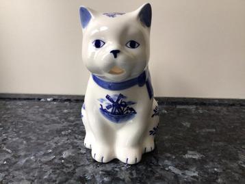 DELFTS BLAUW keramiek kannetje…katje…poesje…nieuwstaat… beschikbaar voor biedingen