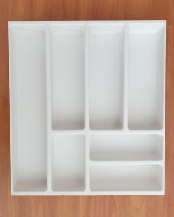 Bestekbak - Keukenlade Organizer - Wit