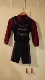 Vampieren verkleedpak maat 128 met cape, Ophalen of Verzenden, Zo goed als nieuw, 122 t/m 128, Jongen of Meisje