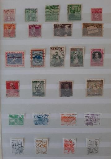 1 Kaart Oude klassieke Postzegels Cuba Nr. 4 Gestempeld beschikbaar voor biedingen