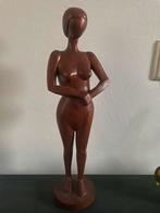 Houten sculptuur, Antiek en Kunst, Kunst | Beelden en Houtsnijwerken, Ophalen of Verzenden