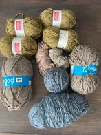 Partij tweed garen in diverse kleuren, Hobby en Vrije tijd, Breien en Haken, Ophalen of Verzenden, Zo goed als nieuw