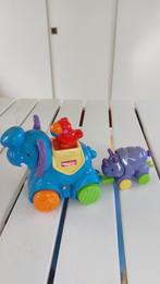 Fisher Price: rijdende olifant met neushoorn, Ophalen, Gebruikt