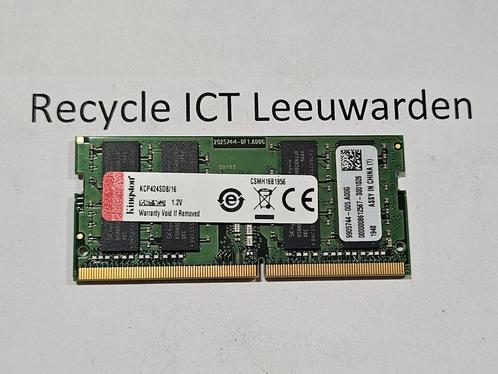 Kingston 16gb laptop ram geheugen ddr4 pc4 2400t, Computers en Software, RAM geheugen, Gebruikt, Laptop, 16 GB, DDR4, Ophalen of Verzenden