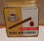 Sigarenblik Henri Wintermans Café Cremè, 20 stuks mooi gaaf, Verzamelen, Ophalen of Verzenden, Zo goed als nieuw, Overige merken