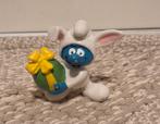 Paashaas Smurf met Ei - Schleich, Verzamelen, Ophalen of Verzenden, Zo goed als nieuw, Overige Smurfen, Poppetje, Figuurtje of Knuffel