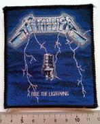 Metallica zeldzame vintage 1984 Ride The Lightning patch 72, Verzenden, Nieuw, Kleding