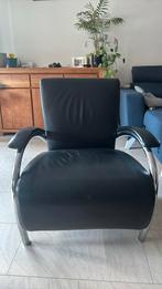 Zwarte stoel / fauteuils, Huis en Inrichting, Fauteuils, Ophalen, Gebruikt, 50 tot 75 cm