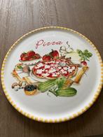 Italiaans Pizza Bord - Handgeschilderd, Huis en Inrichting, Keuken | Servies, Gebruikt, Ophalen of Verzenden, Bord(en), Overige stijlen