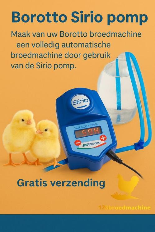 Borotto Sirio Pomp- Gratis verzonden- Luchtvochtigheidspomp, Dieren en Toebehoren, Pluimvee | Toebehoren, Nieuw, Ophalen of Verzenden
