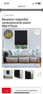Zwart rolgordijn. Nieuw., Huis en Inrichting, Stoffering | Behang, Ophalen, Zwart, Modern
