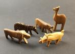 Savanne dieren houtsnijwerk souvenirs uit KENIA, Verzenden