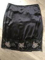 VANILIA chocolade bruine rok met pailletten-rand mt 40, Kleding | Dames, Rokken, Maat 38/40 (M), Bruin, Vanilia, Ophalen of Verzenden