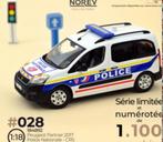 Peugeot Partner '17 Police CRS lim.ed 1/18 NOREV ref. 184892, Hobby en Vrije tijd, Verzenden, Nieuw, Auto, Norev