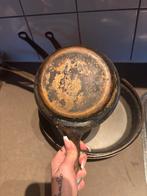 Koperen Pannenset - 4 Delig, Overige materialen, Gebruikt, Inductieplaat, Pannenset